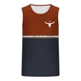 thumbnail image 5 of Sentmoon Mens Tank Tops Workout Summer Sleeveless Crew Neck Gym Clothes Gradient Color Relaxed Fit Plus Size Moisture Wicking Mens T-Shirts Holiday for Summer Beach Days S, 5 of 5