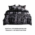 thumbnail image 3 of Suncoda Bedclothes, Bed Three Piece Gift Set Home Textile Sanding Three Piece Plain Three Piece Set Machine Washable Bedding Sets, 3 of 7
