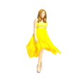 thumbnail image 1 of HILABEE 1/64 Female Figures Model Resin Amazingly Detailed Handpainted 1:64 Scale Female yellow, 1 of 9
