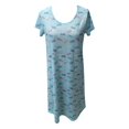 thumbnail image 2 of Ovzne Robes pour Femmes Robe d'Été pour Femmes Chemise de Nuit Courte Surdimensionnée Mode Imprimé Poitrine Robe de Nuit à Manches Courtes Grande Taille Robe Maxi Imprimée Liquidation, 2 of 3