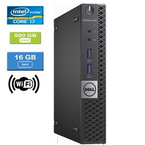 Rénové: Dell 7040 MICRO Intel Core i7-6700T 2.80 GHz, 16GB, 500GB HDD, Gagner 10 Pro