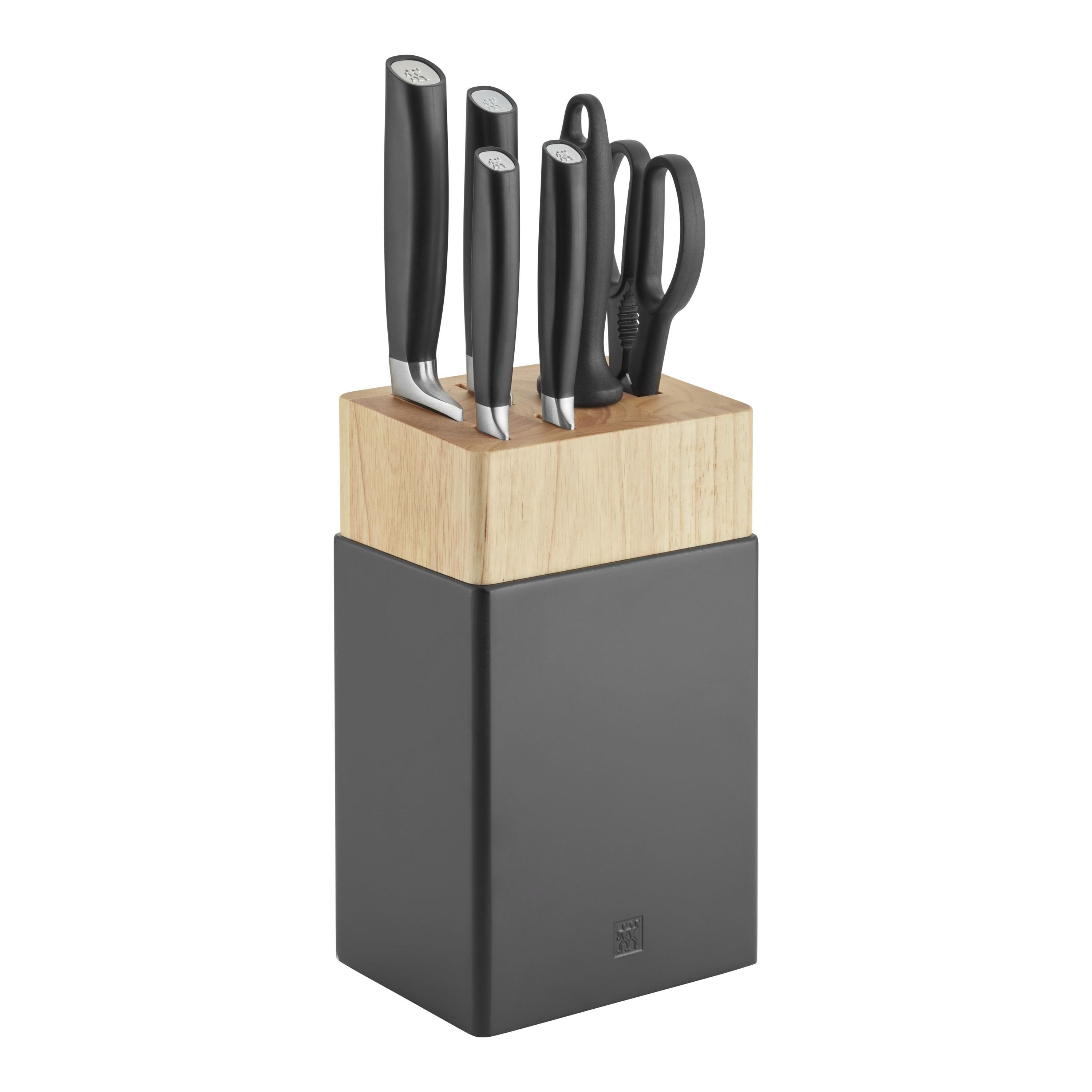 ZWILLING All * Star 7 Piece Knife Block Set, Silver