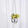 thumbnail image 1 of <p>Mirror Ball Flower Pot Ball Hanging Pot</p>, 1 of 7