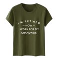 thumbnail image 5 of B91xZ Haut Femme Manches Courtes Tunique Décontractée T-Shirts Basiques, AG m, 5 of 5
