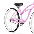 thumbnail image 2 of Firmstrong Urban Single Speed Women's 26 Inch Lady Beach Cruiser Bike, Pink, 2 of 5