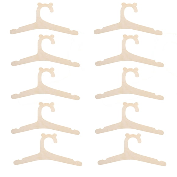 Meitianfacai Kids Hangers for Clothes, Wooden Hangers for Children 9-inch Wooden Hangers For Clothes And Pants Wooden Hangers for Babies and Children,10pcs