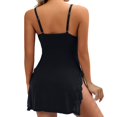 thumbnail image 3 of Kcodviy Pyjama Modert Pyjama à Bretelles Chemise de Nuit Boutonnée Pyjama pour Bébé Chemise de Nuit en Coton Femmes Dames Chemises de Nuit en Coton Robes de Nuit Chemises de Nuit pour Femmes, 3 of 6