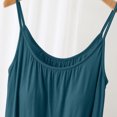 thumbnail image 4 of Birdeem Blouse pour Femme Unie Décontractée Mode Col Rond Régulière Sans Manches Hauts de Nuit, 4 of 12