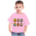 thumbnail image 4 of MeetoTime Garçons Filles T-Shirts de Pâques Imprimés à Manches Courtes Col Ras du Cou Décontractés Amples Vêtements pour Enfants, 4 of 4