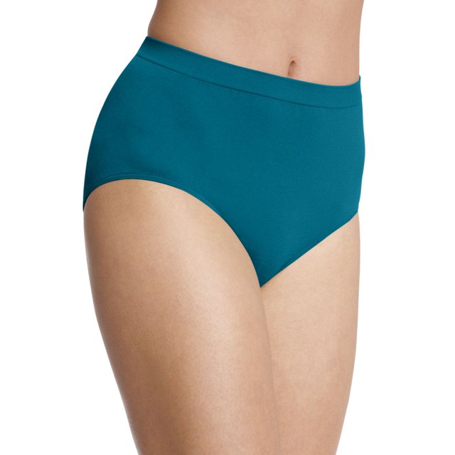 Bali Comfort Revolution Womens Microfiber Seamless Brief - Best-Seller, 8/9