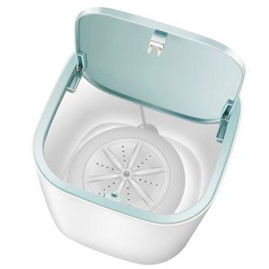 Lave-linge Barrel Lave linge Sous-vêtements Chaussettes Lave-vaisselle Portable Laveur rotatif Pratique pour Dortoir Maison