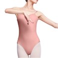 thumbnail image 2 of AherBiu Dancing Bodysuits for Women Sleeveless Backless Playsuits Stretchy Slim Comfy Soft Workout Rompers, 2 of 5