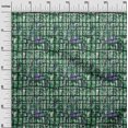 thumbnail image 3 of oneOone Tissu en Rayonne Vert Abstrait pour Robe Tissu Imprimé au Mètre 56 Pouces de Large, 3 of 4