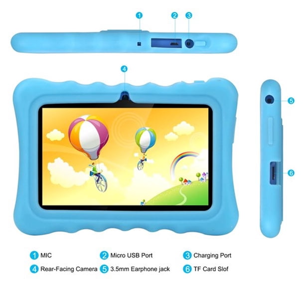 Test de la tablette éducative pour enfants Deertime 7 pouces
