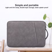 Ruiboury Laptop Bag Large Protection Notebook Computer Sleeve Handbags Briefcase Bags Women Men Office Business Working Yellow 14.1-15.4 Inch