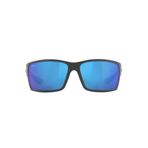 Costa Del Mar Man Sunglasses Matte Black Frame - Green Mirror Lenses - 64MM