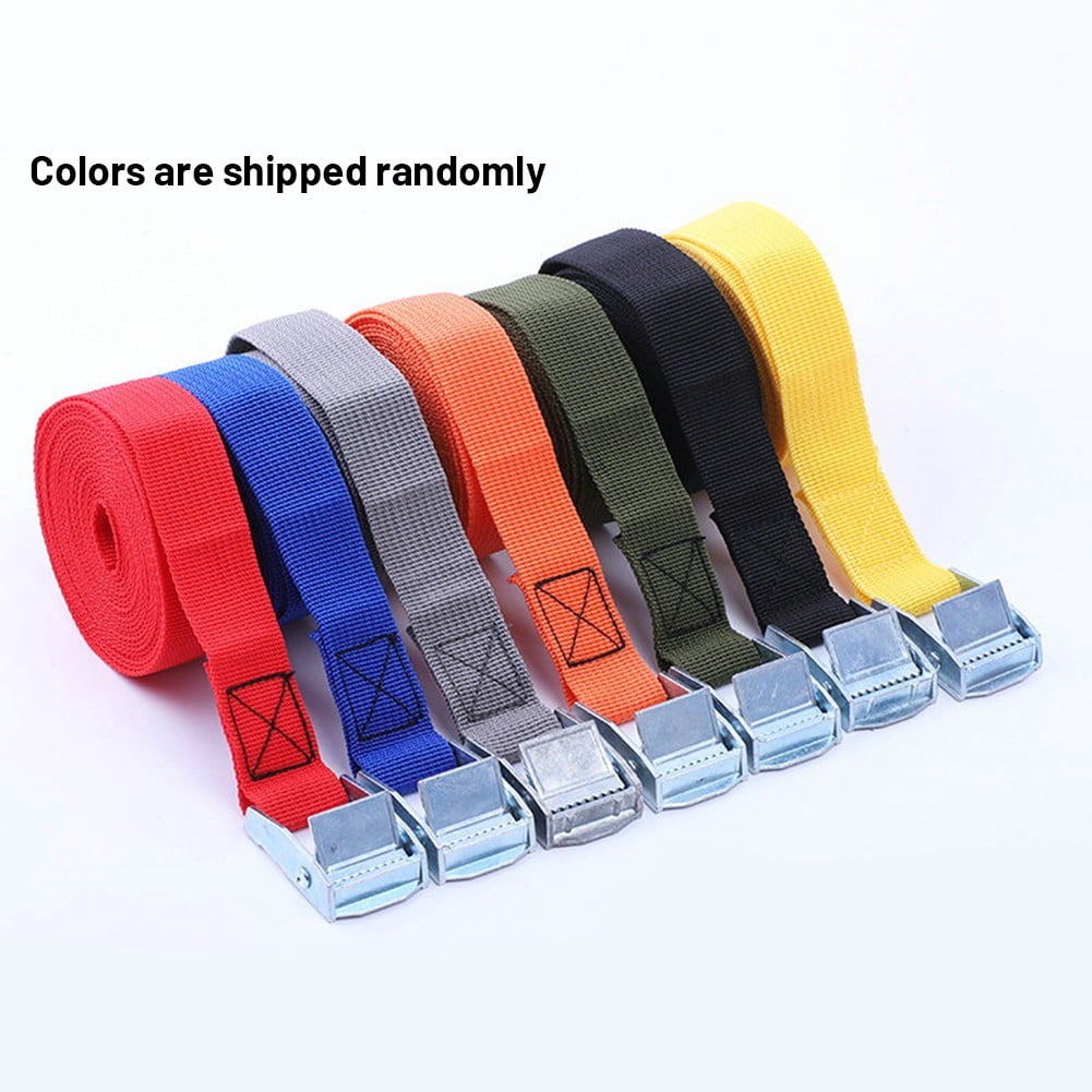 2M Buckle Tie-Down Belt Cargo Straps for Car Motorcycle Bike Belt