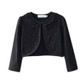 thumbnail image 1 of XZNGL Tout-Petits Enfants Bébés Petites Filles Dentelle Princesse Boléro Cardigan Châle Hauts Vêtements, 1 of 8