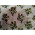 thumbnail image 4 of oneOone Cotton Silk Fabric Leaves & Floral Block Print Fabric By Yard 42 Inch Wide, 4 of 4