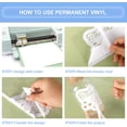 thumbnail image 4 of SURJDE Permanent Vinyl for Cricut 40 Packs 12in x 12in Adhesive Vinyl Sheets, 38 Assorted Colors for Signs, Scrapbooking, Car Decal, Craft Projects, Deco Sticker, 4 of 7
