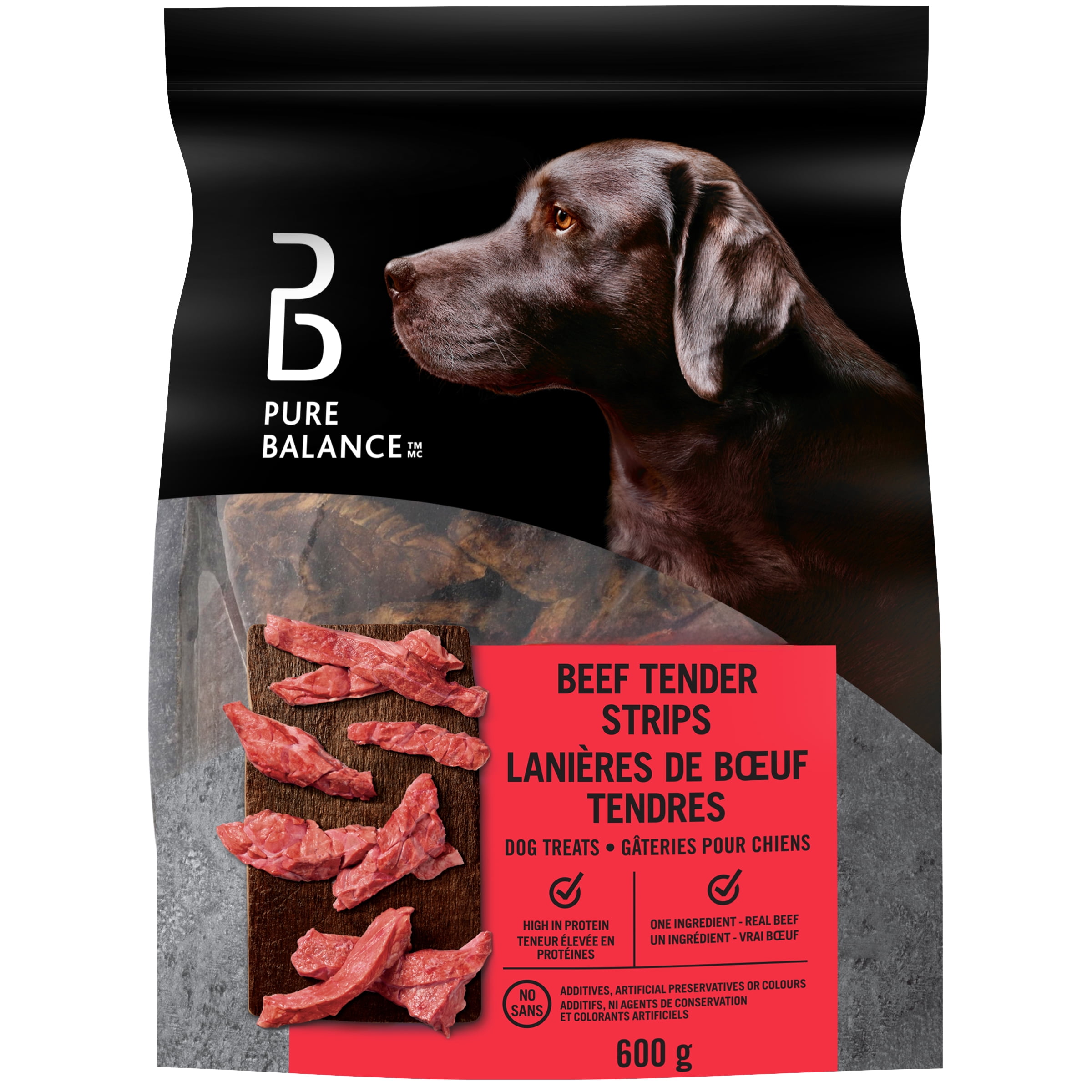 Pure Balance Beef Tender Strips Dog Treats
