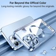 thumbnail image 3 of Dteck MagSafe Compatible with iPhone 15 Pro Case, Magnetic Clear Case for iPhone 15 Pro, Slim Plating Edge Soft TPU Cover Shockproof Phone Case 6.1 Inch,Blue, 3 of 4