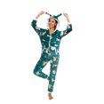 thumbnail image 3 of goowrom Pyjama de Noël pour Femmes, Combinaison à Capuche à Motif Imprimé, 3 of 9