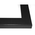thumbnail image 2 of Creative Letter Art 4 x 6 Multiple Opening Picture Frame Collage with 6 holes Manhattan Black Frame with 10 x 34-inch White Mat Full-Strength Glass Photo Collage for Wall 6 Openings, 2 of 5