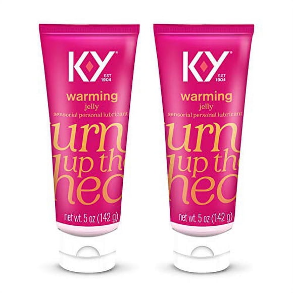 K-Y Warming Jelly Personal Lubricant, 5 oz (Pack of 2)