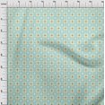 thumbnail image 4 of oneOone Polyester Lycra Mint Green Fabric Asian Ikat Craft Projects Decor Fabric Printed By The Yard 56 Inch Wide, 4 of 4
