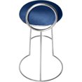 thumbnail image 3 of Meridian Furniture Ring Navy Velvet Counter Stool, 3 of 5