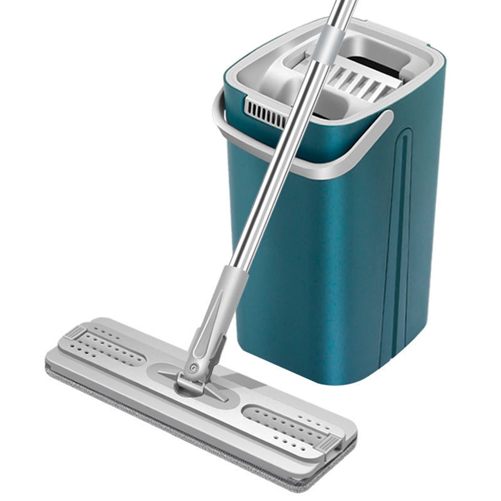 EGNMCR New Scratch Mop Home Set Hand-Free Mop Affordable Flat Mop For Wooden Floors One Mop For Wet And Dry Use Lazy Mop Set Household mop