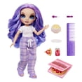 thumbnail image 4 of Soirée pyjama Rainbow High Jr High - Poupée articulée Violet (violette) de 9 po (23 cm), 4 of 6