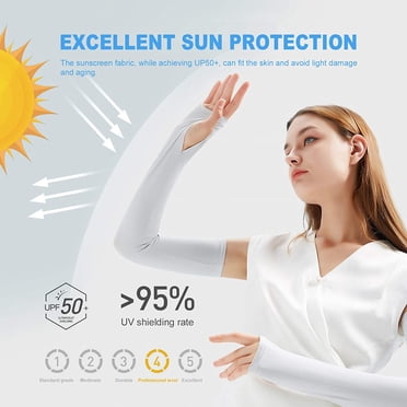6 Paires de Manchons de Bras Rafraîchissants avec Protection Solaire UV - Couvre-Bras UPF 50 pour Hommes Femmes Manchons Chauds Course Cyclisme