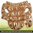 thumbnail image 3 of Reflective Cozy Waterproof Windproof Dog Snowsuit Cute Warm Fleece Padded Cold Weather Pet Clothes - Golden vest,M, 3 of 7