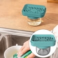 thumbnail image 2 of BINGLI Squeeze Bottle Kitchen Accessory Dishwashing Pump Dispenser Sponge Tray Drainer Rack Dish Soap Dispenser Dishwasher Soap Kitchen Sink Sponge Holder Dish Soap Bottle Plastic, 2 of 5