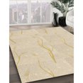 thumbnail image 3 of Ahgly Company Tapis d'Intérieur Ronds Lavables à la Machine, Style Transitionnel, Pêche Beige, Tapis de Zone, 3 Pieds Rond, 3 of 7