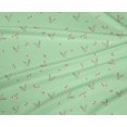 thumbnail image 4 of oneOone Tissu Polyester Lycra Carotte & Rabbit Imprimé Animal Tissu de Couture BTY 56 Pouces de Large, 4 of 4