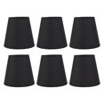 thumbnail image 2 of 6PCS Lampshade Modern Minimalist Black Fabric Lampshade Simple Style Home Decoration For Small E14 Bulb, 2 of 8