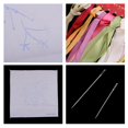 thumbnail image 4 of Handmade Ribbon Embroidery Flower Bouquet Painting Stamped Cross Stitch DIY 03, 4 of 7