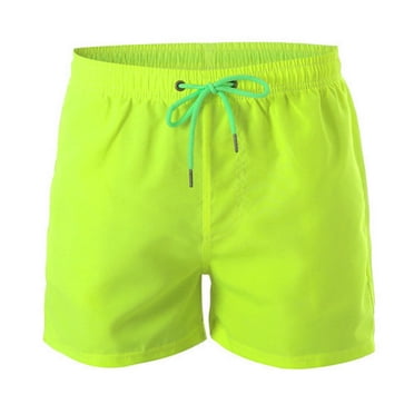 Ketyyh-chn99 Shorts de Bain pour Hommes 2024 Mode Shorts Cargo pour Hommes Shorts de Planche avec Doublure en Maille Shorts de Plage Respirants Maillot de Bain Tenues de Bain Jaune,TG