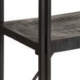 thumbnail image 3 of vidaXL 5-Tier Bookcase Black 140x30x180 cm Solid Mango Wood, 3 of 5
