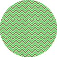 thumbnail image 1 of Ahgly Company Tapis de Zone Rond d'Intérieur Lavable à la Machine, Style Transitionnel, Vert Oignon Vert, 3 Pieds Rond, 1 of 7