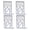 white#17110, variant on Clearance! Metal Bookend Bookend Book Shelves Book Clip Bookend Book Board Bookmark Station Calf Stretch Box Today' Deal #13