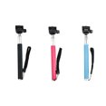 thumbnail image 2 of homeholiday Extendable Handheld Selfie Stick Telescopic Monopod Tripod Mount Adapter Replacement for GoPro Hero/Xiaoyi Action Sport Camera, 2 of 9