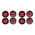 thumbnail image 1 of Decodeary Inline Skate Wheel PU Wear-Resistant 58mm Wheels Replacement 82A Black+Red 58x58x32mm 2Set, 1 of 6