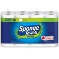 thumbnail image 1 of SpongeTowels Ultra Paper Towel, Double Sided Strength, 8 Double Rolls = 16 Regular Rolls, 1 of 1