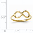 thumbnail image 3 of 14K Yellow Gold Polished Infinity Ring, 3 of 3