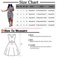 thumbnail image 5 of Ladies Sexy Slant Collar Off Shoulder Waist Striped Irregular Slit Dress, 5 of 5