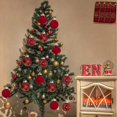 thumbnail image 1 of Feltree Christmas Decorations 16 Piece Flocked Christmas Balls Christmas Decoration SetMultiple Styles of Christmas Tree Decorations Can Also Be Used for Other Party, 1 of 8